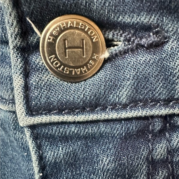 H by Halston premier designer jeans size 20W straight crop back seam‎ and pleat - Picture 5 of 10